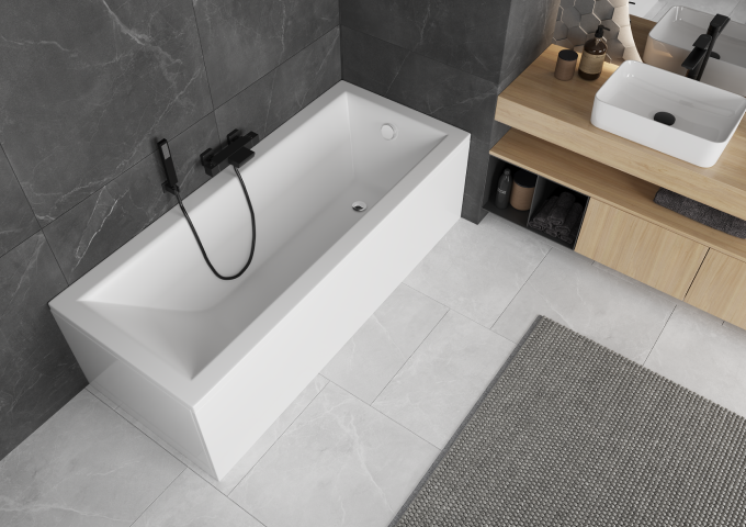 εντοιχισμένη εκροή μπανιέρας